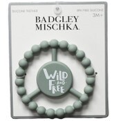 Wholesale - 1pc Silicone Peace Teether - Sage "Wild And Free" C/P 100, UPC: 195010123044